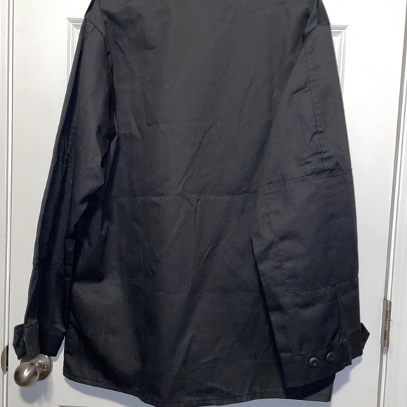 Camo Distributors Tactical button down long sleeve shirt black mens size Large - Picture 7 of 8